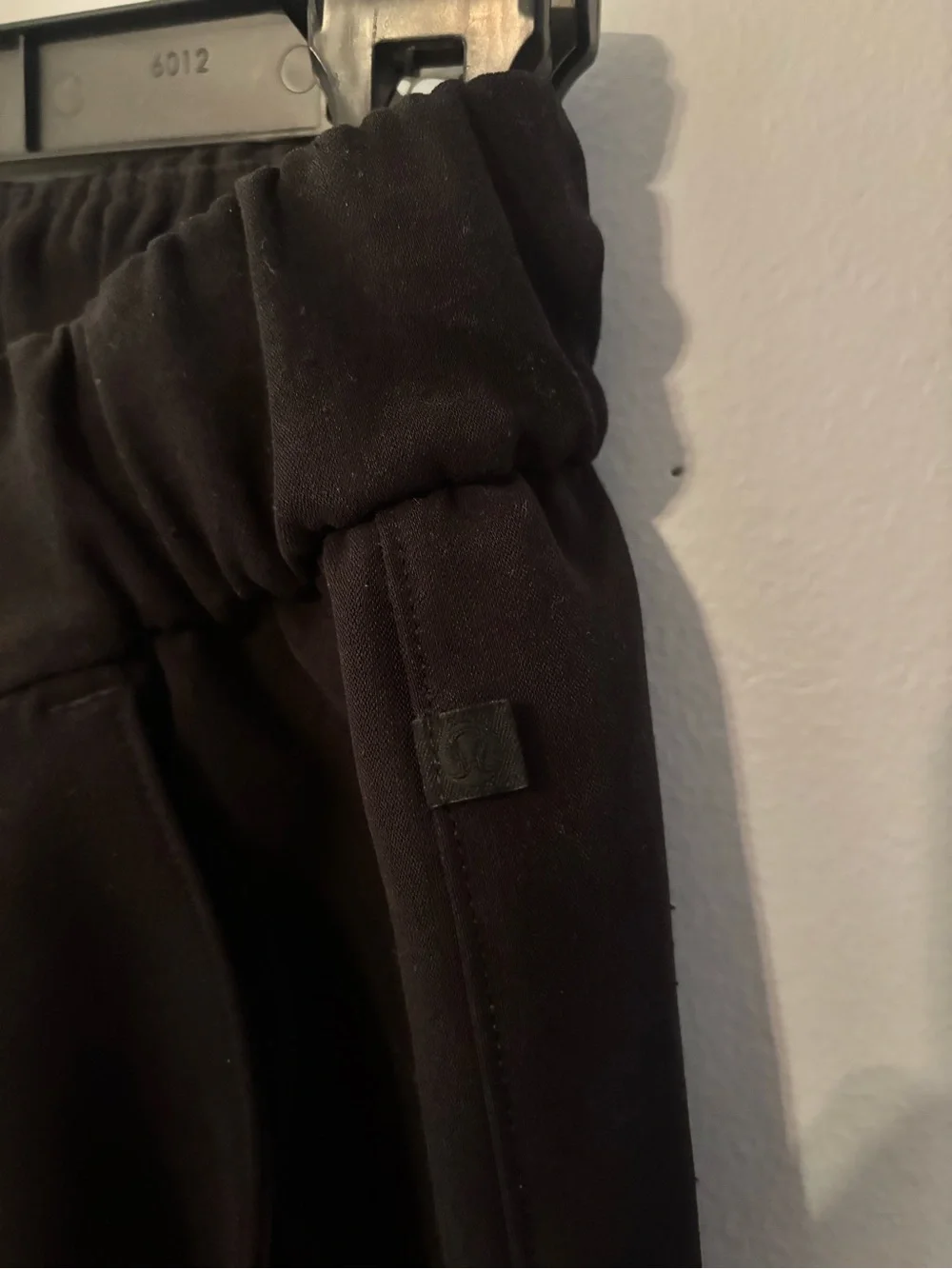 lululemon athletica Black High-Waist Tie-Waist Wide-Leg Pants